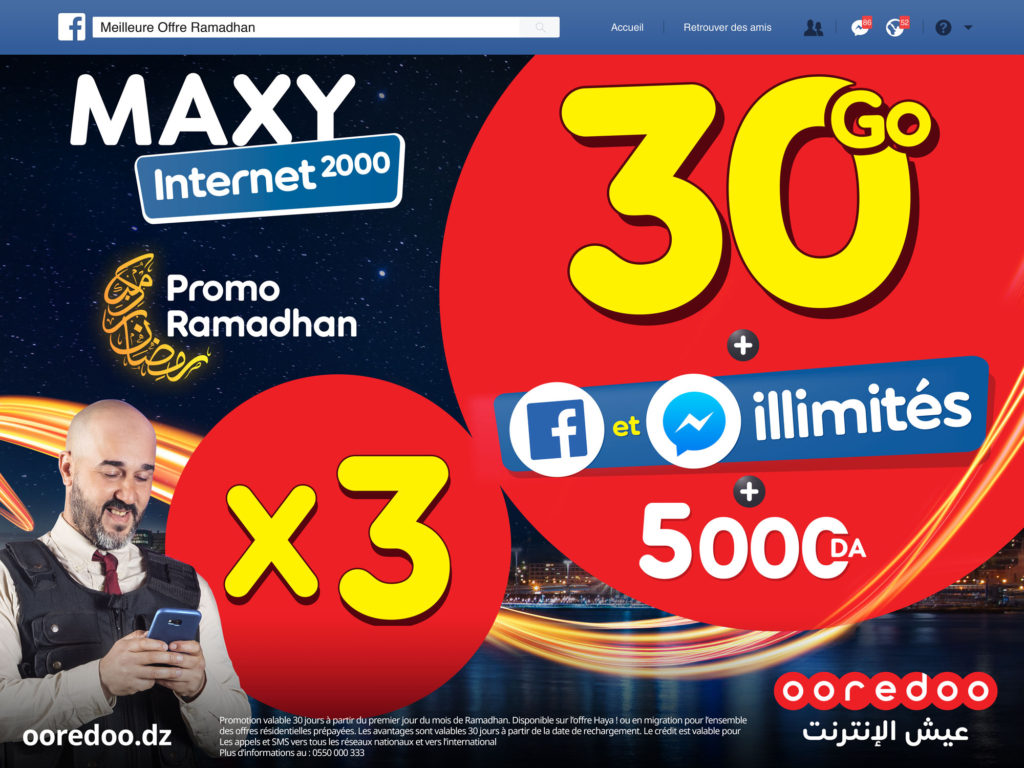 DIA-Ooredoo sur ses recharges MAXY MAX